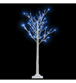 Sapin de Noël 120 LED bleu Saule 1,2 m Int/Ext