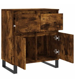 Buffet Chêne fumé 60x35x70 cm Bois d'ingénierie