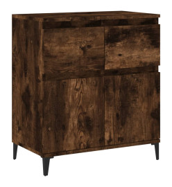 Buffet Chêne fumé 60x35x70 cm Bois d'ingénierie