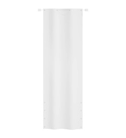 Écran de balcon Blanc 80x240 cm Tissu Oxford