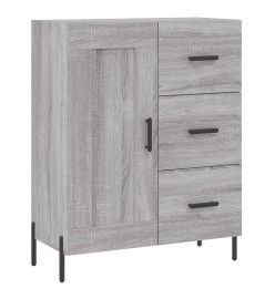 Buffet sonoma gris 69,5x34x90 cm bois d'ingénierie