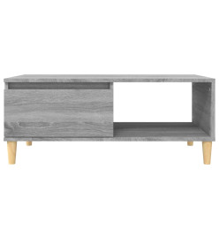 Table basse Sonoma gris 90x50x36,5 cm Bois d'ingénierie