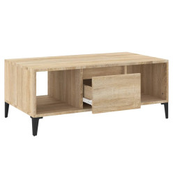 Table basse Chêne sonoma 90x50x36,5 cm Bois d'ingénierie