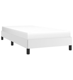 Cadre de lit Blanc 100x200 cm Similicuir