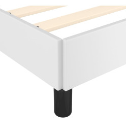 Cadre de lit Blanc 100x200 cm Similicuir