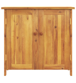 Armoire de jardin 75x35x70 cm bois massif d'acacia