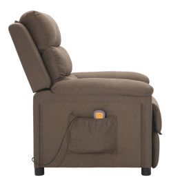 Fauteuil de massage Taupe Tissu