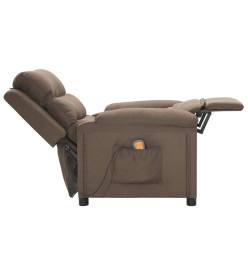 Fauteuil de massage Taupe Tissu