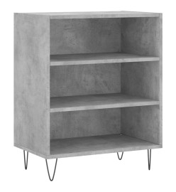 Buffet gris béton 57x35x70 cm bois d'ingénierie