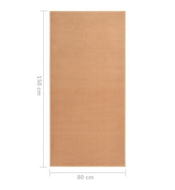 Tapis BCF Beige 80x150 cm