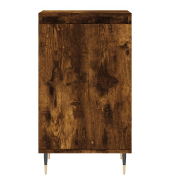 Buffet chêne fumé 40x35x70 cm bois d'ingénierie