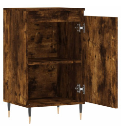 Buffet chêne fumé 40x35x70 cm bois d'ingénierie