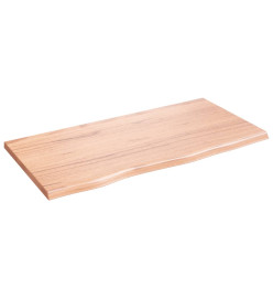 Dessus de table marron clair 80x40x2 cm bois chêne traité