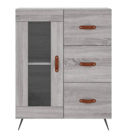 Buffet sonoma gris 69,5x34x90 cm bois d'ingénierie