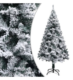 Arbre de Noël artificiel avec LED et boules Vert 240 cm PVC