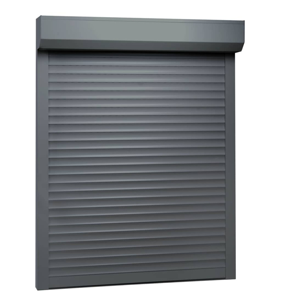 Volet roulant aluminium 110x130 cm anthracite