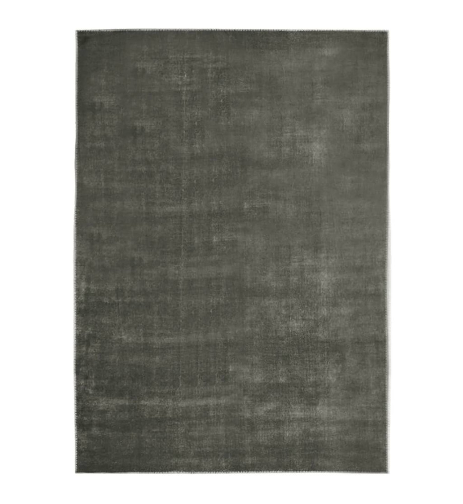 Tapis lavable pliable Taupe 180x270 cm Polyester