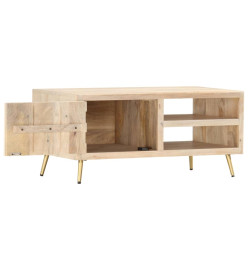 Table basse 90x45x40 cm Bois de manguier massif