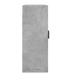 Armoire murale gris béton 69,5x34x90 cm bois d'ingénierie