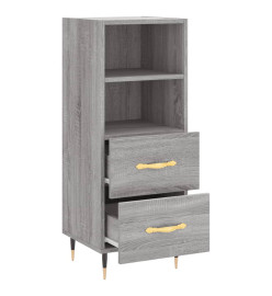 Buffet Sonoma gris 34,5x34x90 cm Bois d'ingénierie