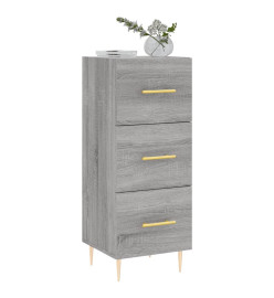 Buffet Sonoma gris 34,5x34x90 cm Bois d'ingénierie