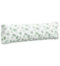 Coussins de palette 2 pcs motif de feuilles tissu Oxford