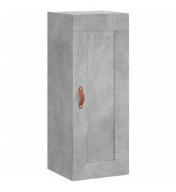 Armoire murale gris béton 34,5x34x90 cm bois d'ingénierie