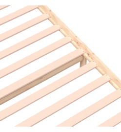 Cadre de lit Blanc Bois massif 100x200 cm