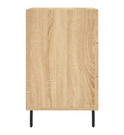 Table de chevet chêne sonoma 40x40x66 cm bois d'ingénierie