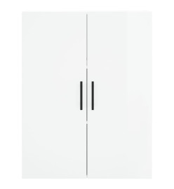 Armoires murales 2 pcs blanc brillant 69,5x34x90 cm