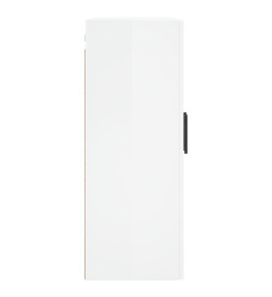 Armoires murales 2 pcs blanc brillant 69,5x34x90 cm