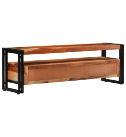 Meuble TV 120x30x40 cm Bois de Sesham solide