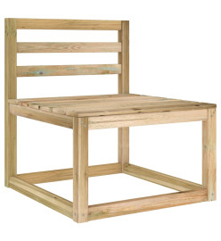 Canapé de jardin 3 places avec coussins anthracite