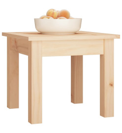 Table basse 35x35x30 cm Bois massif de pin