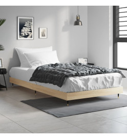 Cadre de lit chêne sonoma 90x200 cm bois d'ingénierie