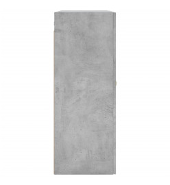 Armoires murales 2 pcs gris béton 69,5x34x90 cm