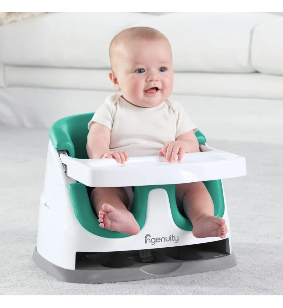 Ingenuity Siège d'appoint pour bébé 2 en 1 Baby Base Ultramarin