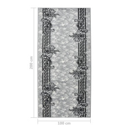 Tapis BCF Gris 100x200 cm