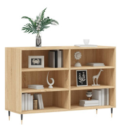 Buffet chêne sonoma 103,5x35x70 cm bois d'ingénierie