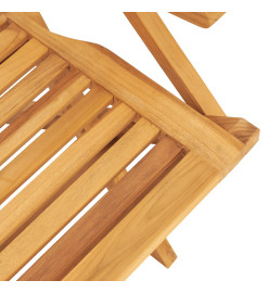 Ensemble à dîner de jardin 7 pcs Bois de teck solide