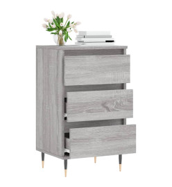 Buffet sonoma gris 40x35x70 cm bois d'ingénierie