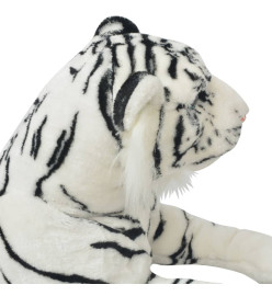 Tigre en peluche Blanc XXL