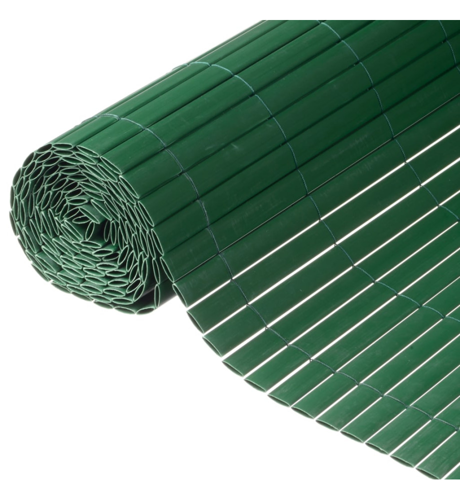 Nature Écran de jardin à double face PVC 1,5x3 m Vert