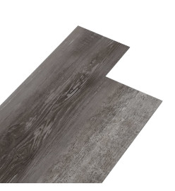 Planches de plancher PVC Non auto-adhésif 5,26 m²2 mm Bois rayé