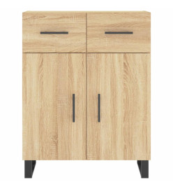 Buffet haut Chêne sonoma 69,5x34x180 cm Bois d'ingénierie