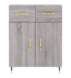 Buffet sonoma gris 69,5x34x90 cm bois d'ingénierie