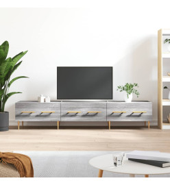 Meuble TV sonoma gris 150x36x30 cm bois d'ingénierie