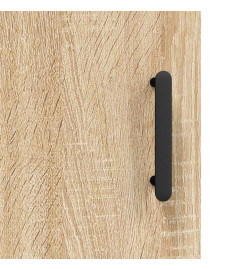 Armoires murales 2 pcs chêne sonoma bois d'ingénierie