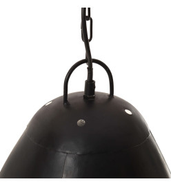 Lampe suspendue industrielle 25 W Noir Rond 32 cm E27