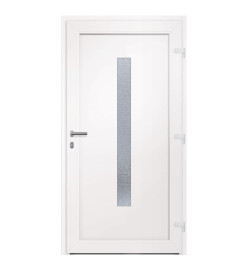 Porte d'entrée anthracite 108x208 cm PVC